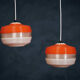 Vintage dutch pendant lamps, 1960s, set of 2