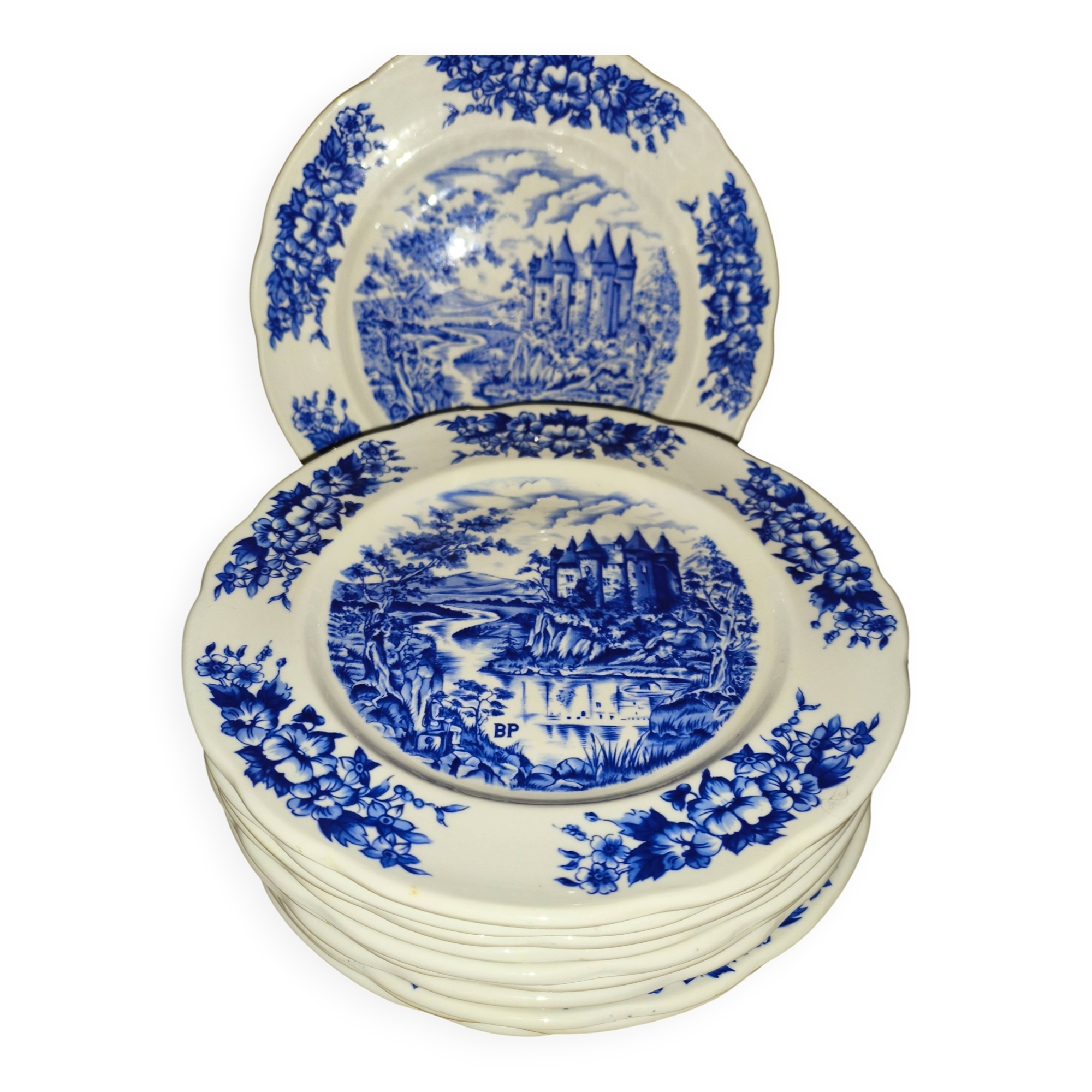 Vintage 1970s BP advertising plate