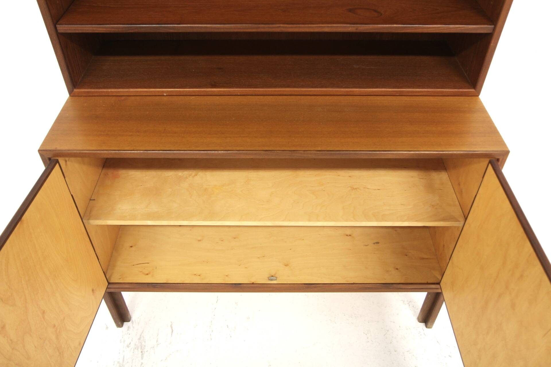 Bibliothèque scandinave en teck, Suède, 1960