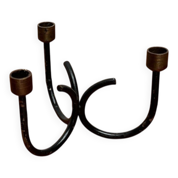 Mid-Century Metal Candle Holder, 1960s