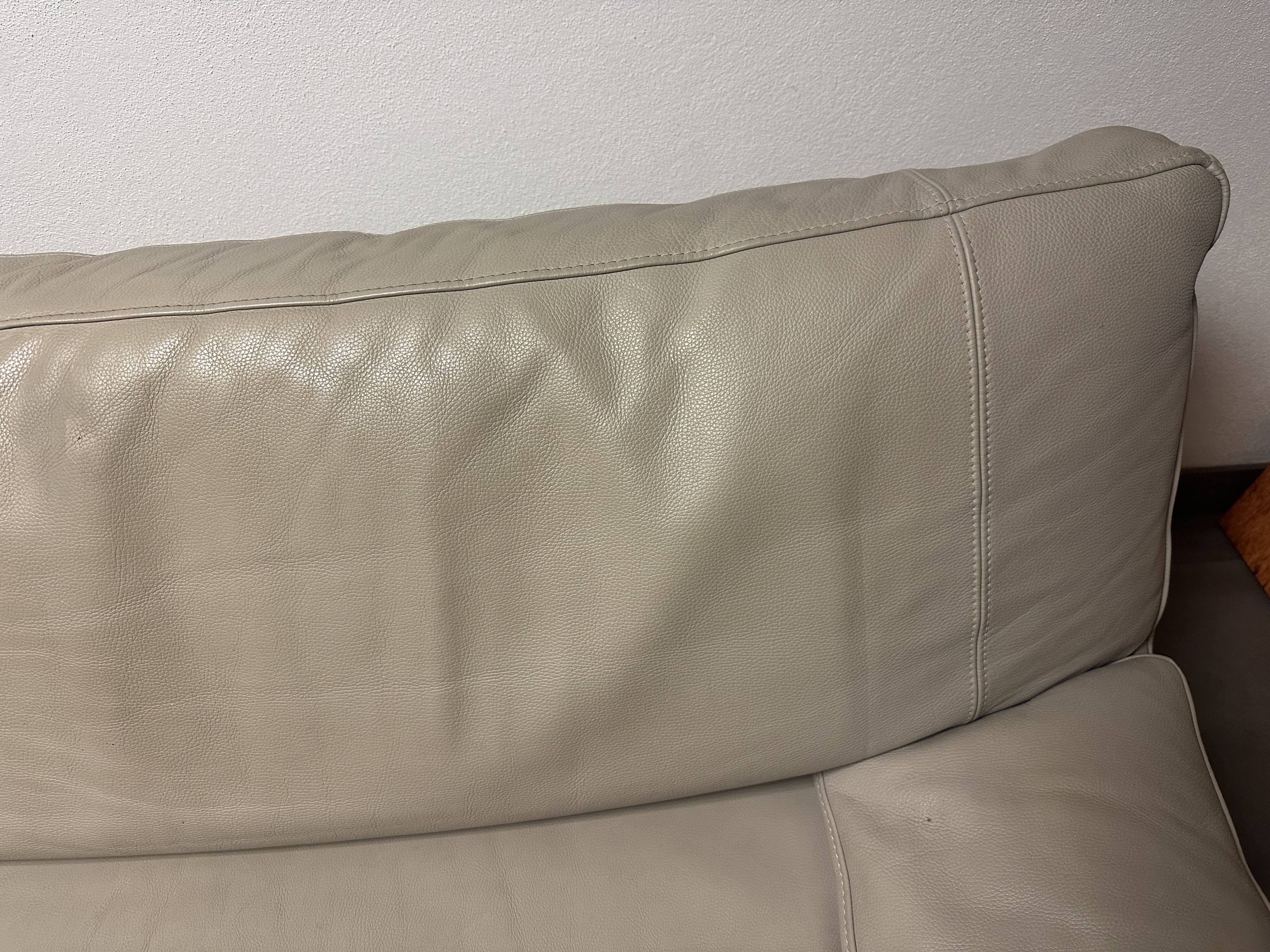 2-seater leather sofa by STEINER