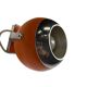 Vintage Space Age wall light orange/chrome ball