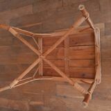 Table en rotin vintage