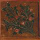 Antique wedding chest with polychrome floral motifs (circa 1860) #104