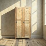 Vintage wooden wardrobe from 1940.