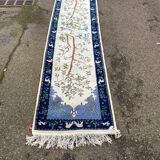 Long Berber rug from Tunisia in wool 270x72cm