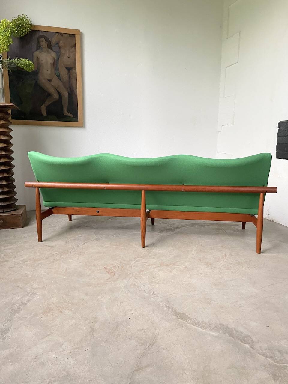 Finn Juhl three-seater bench “Japan” model France & Son