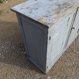 Blue patinated Parisian buffet