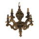 19th century gilded wood chandelier