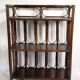 SHELF - BOOKCASE on legs in RATTAN