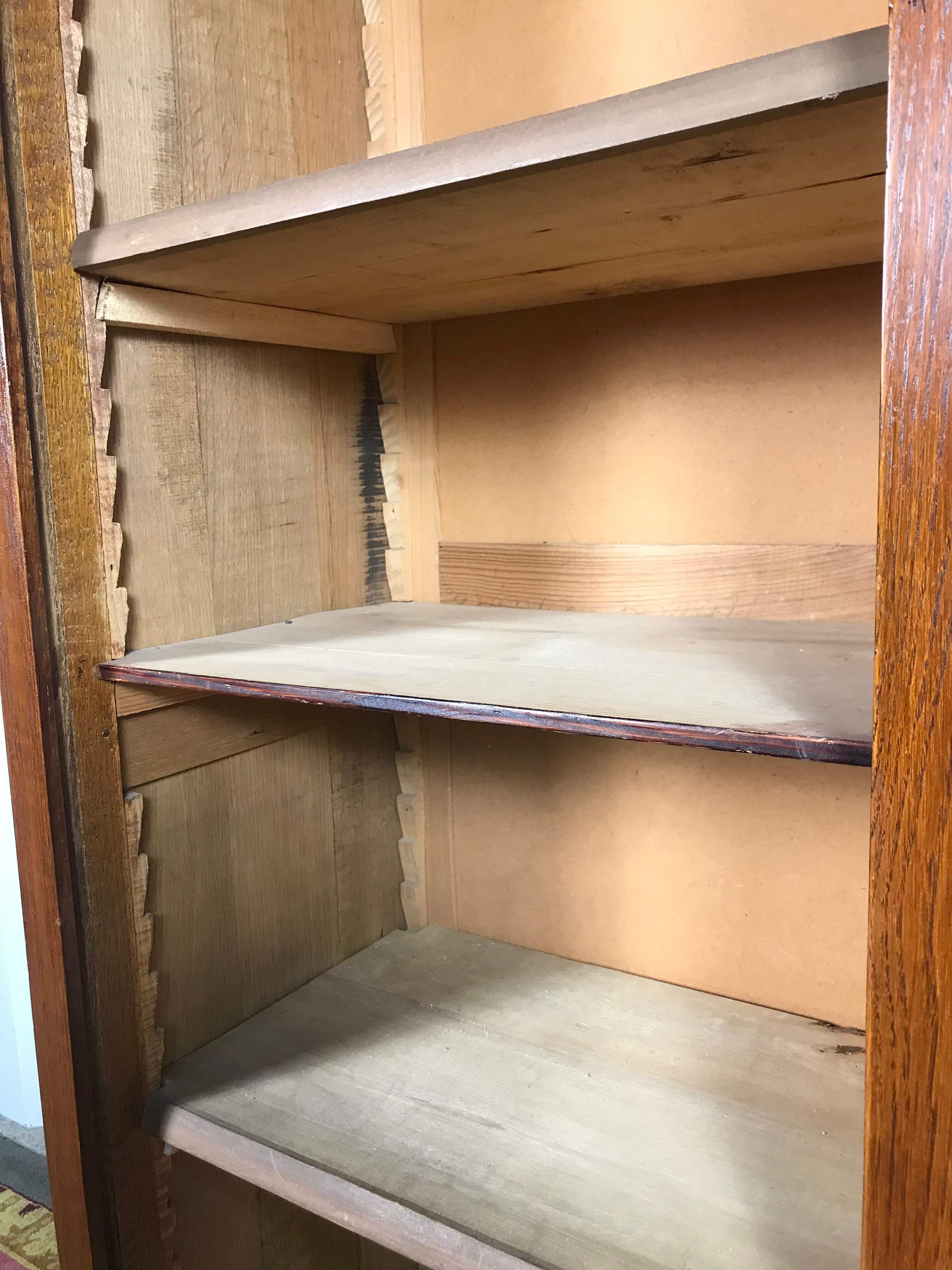 Oak notary curtain cabinet 1940