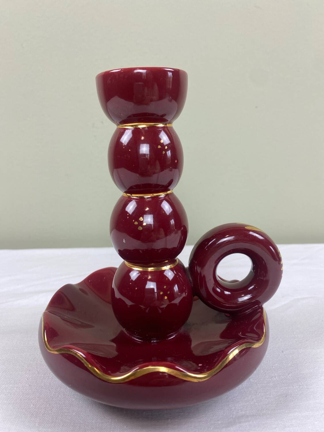 Ceramic candle holder