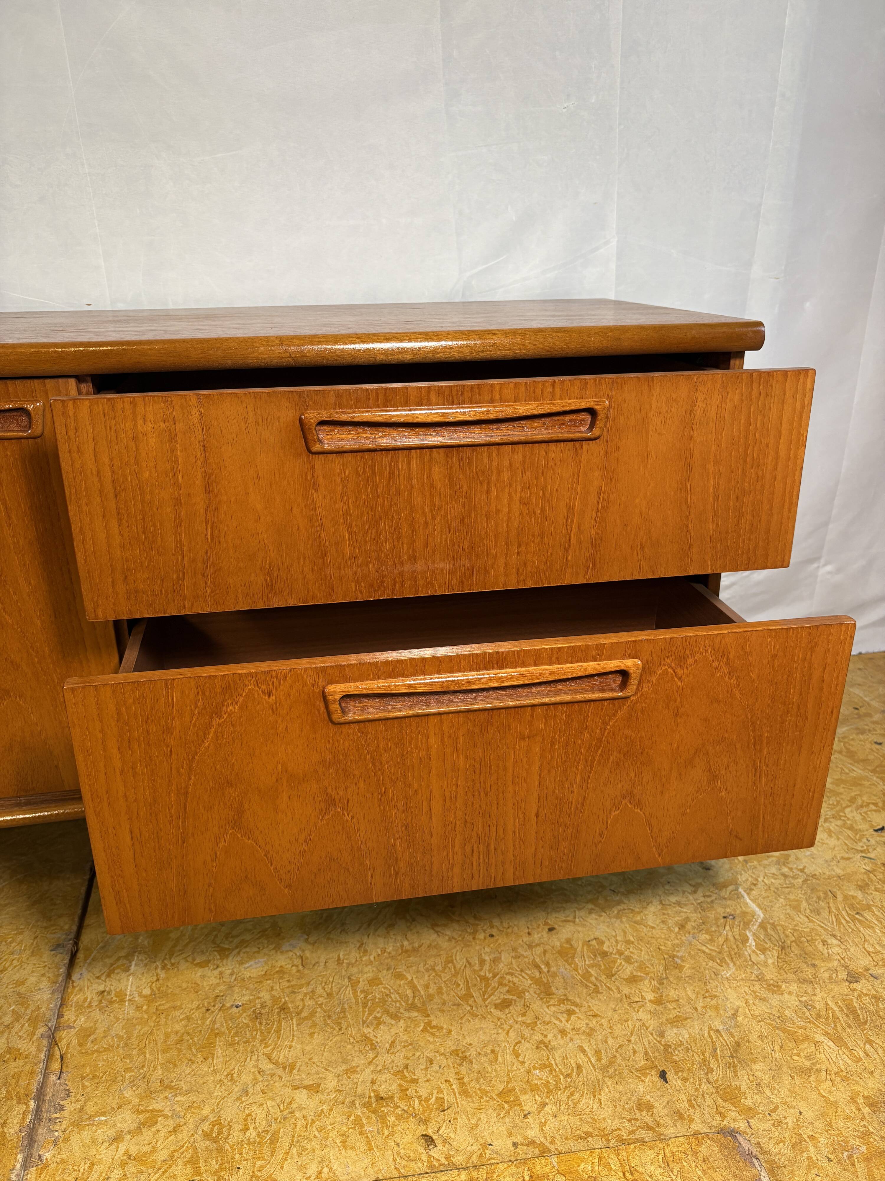 Mid-century retro vintage teak sideboard by Meredew 1960  This elegant teak