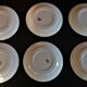 Series of six flat plates in BV ceramic South East earthenware