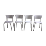 Ibisco model chair in black metal, by Giuseppe Raimondi