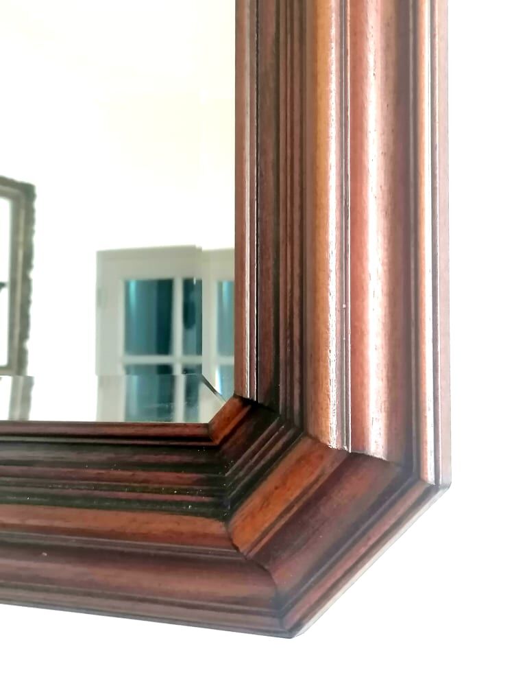 Hexagonal mirror art deco 1950