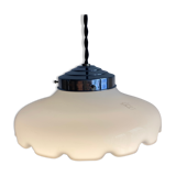 Vintage opaline hanging lamp