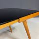 Coffee table, mid-century, opaxite glass top, Interiér Praha, 1960s