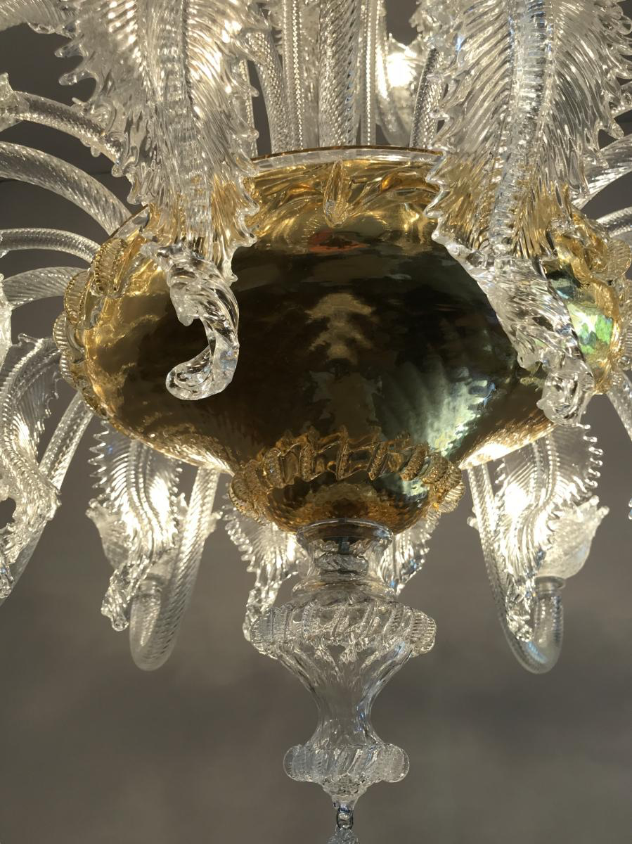 Chandelier Venetian Murano glass