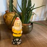 Ancient terracotta garden gnome