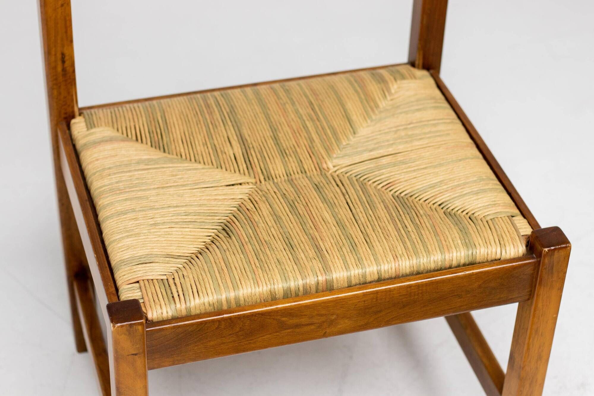 Set of four Torbecchia dining chairs by Giovanni Michelucci for Poltronova.