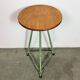 Green Industrial Workshop Stool, 1960s