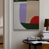 Acrylic painting on stretched canvas