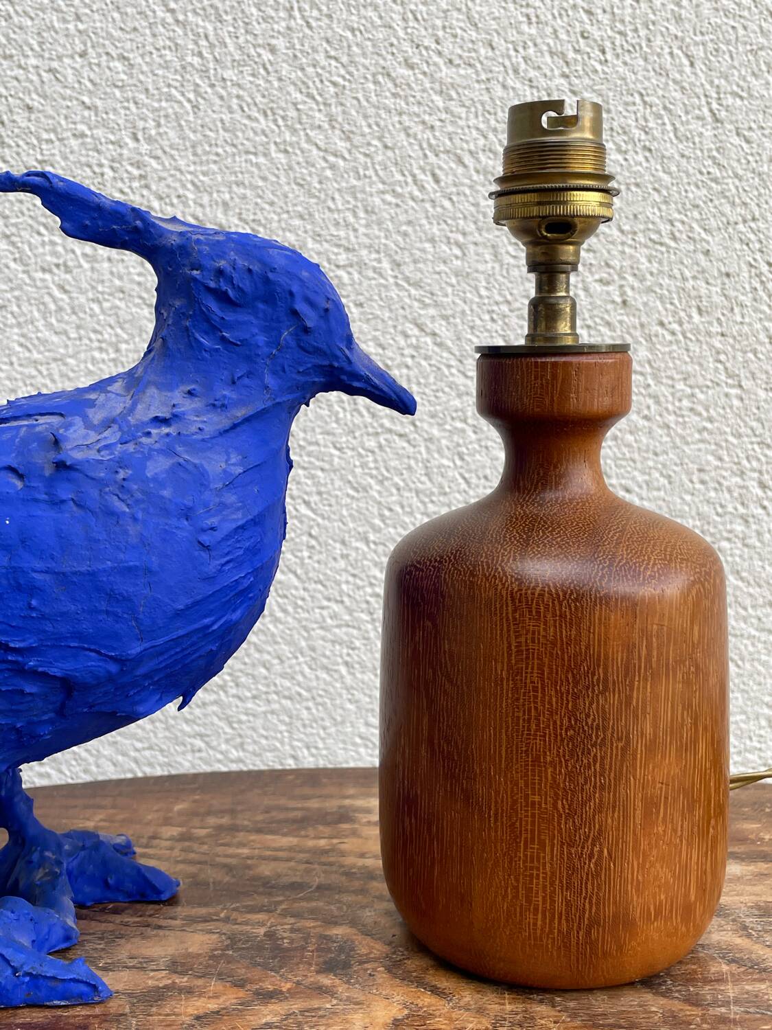 Vintage Danish teak lamp 60's