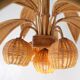 Chandelier "coconut/palm" in rattan