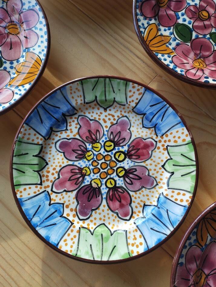 Dessert plates vallauris