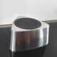 Large Candle Holder / Vintage Photophore IKEA Brushed Aluminium 90s
