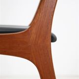 Set of 6 Korup Stolefabrik teak chairs in the style of Kai Kristiansen
