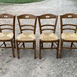 4 chairs mulched in ash