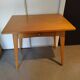 Wooden desk or table with compass legs