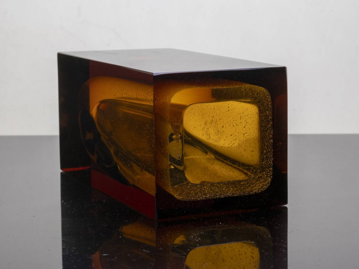 Vase, Jiří Šuhájek, Exbor, 1980s, Czechoslovakia