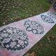 Vintage Turkish hallway rug 105x771 cm