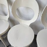 Set of 4 Baumann bistro chairs, Mouette model