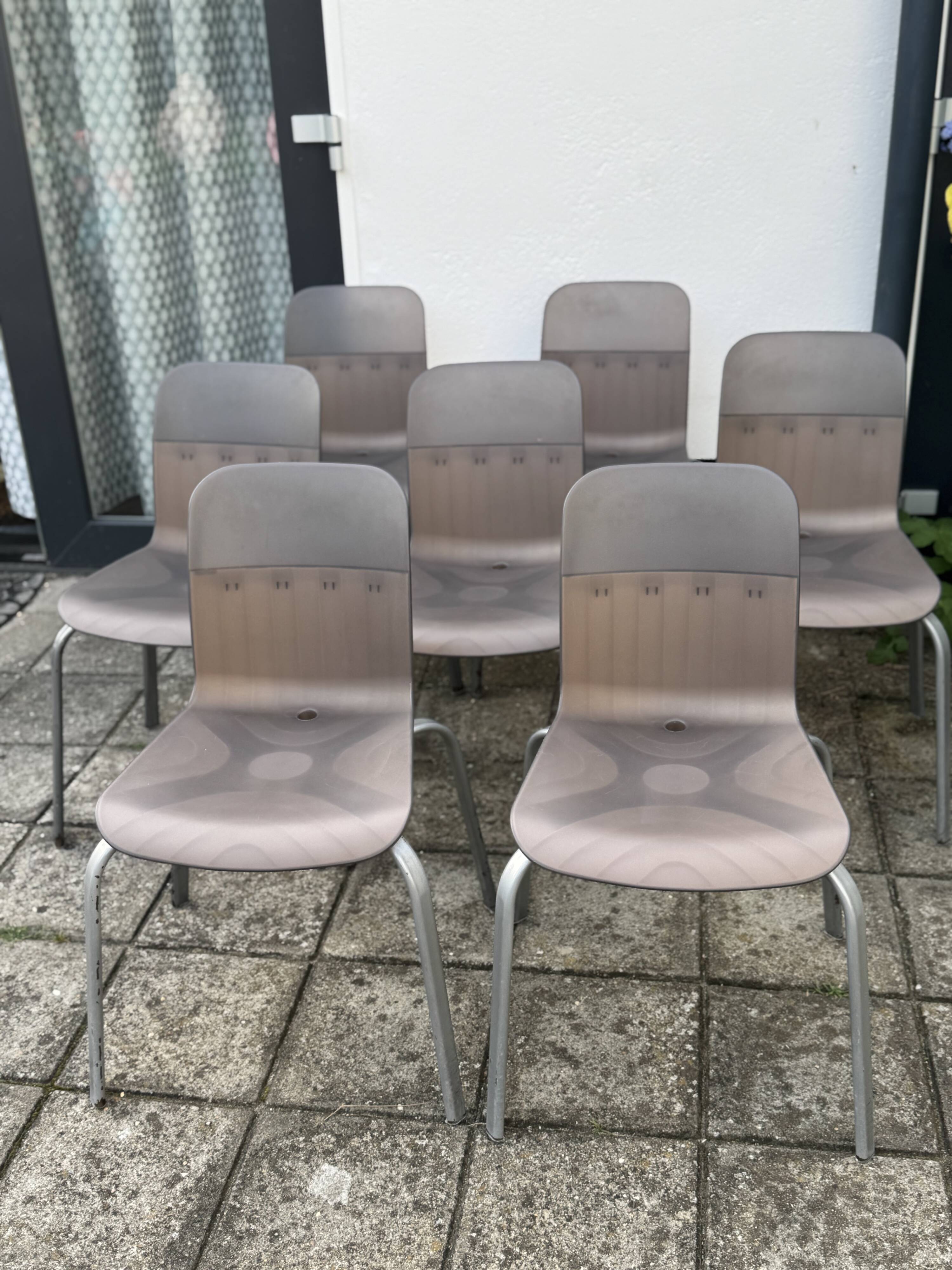 Lot de 7 chaises Ikea PS par Ehlen Johannson