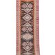 Vintage Turkish hallway rug 98x458 cm