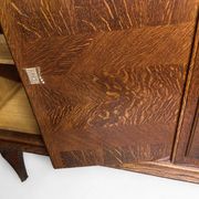 Art Deco diamond-point buffet enfilade in oak - 1930s-1950s - 3