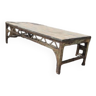 Table établi en acier et bois vers 1900