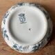 Soap cup 1900 in earthenware of St Amand Et Hamage, Nigella collection