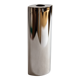 Chrome-plated metal bud vase, 1980s