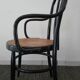 Set of 6 chairs 70s canned black bars