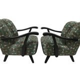 Art Deco Armchairs, 1950s, Set of 2