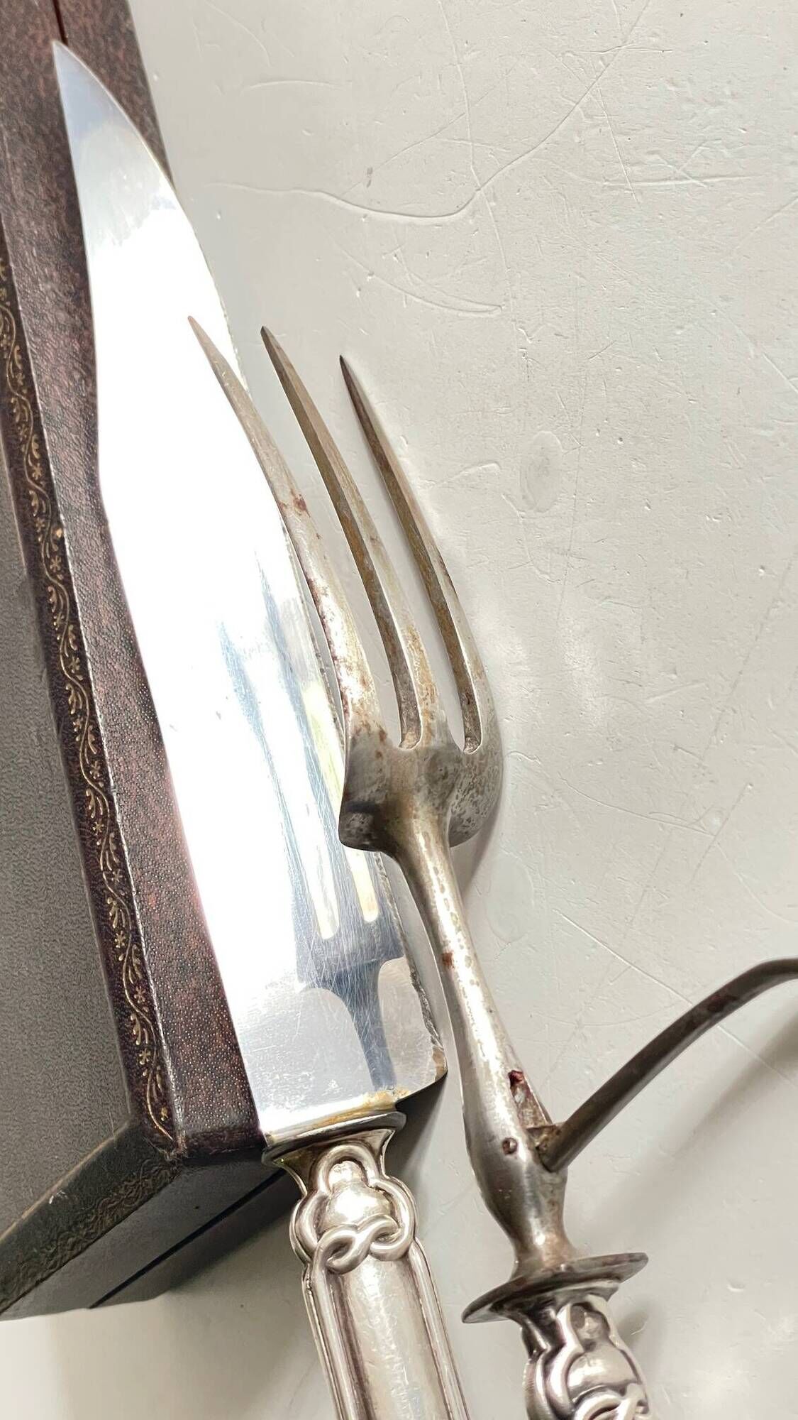 Cutlery for Meat Silver Minerva Helmeted PARIS
