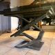 Iron flower table by Maurice Barilone for Roche Bobois
