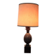 Vintage Brown Ceramic Pineapple Desk Lamp, 1970s