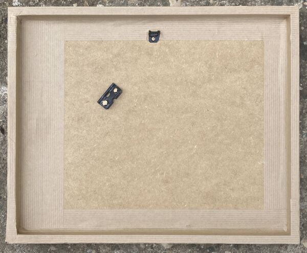 Tableau - Nature morte : Verre de vin et fraises