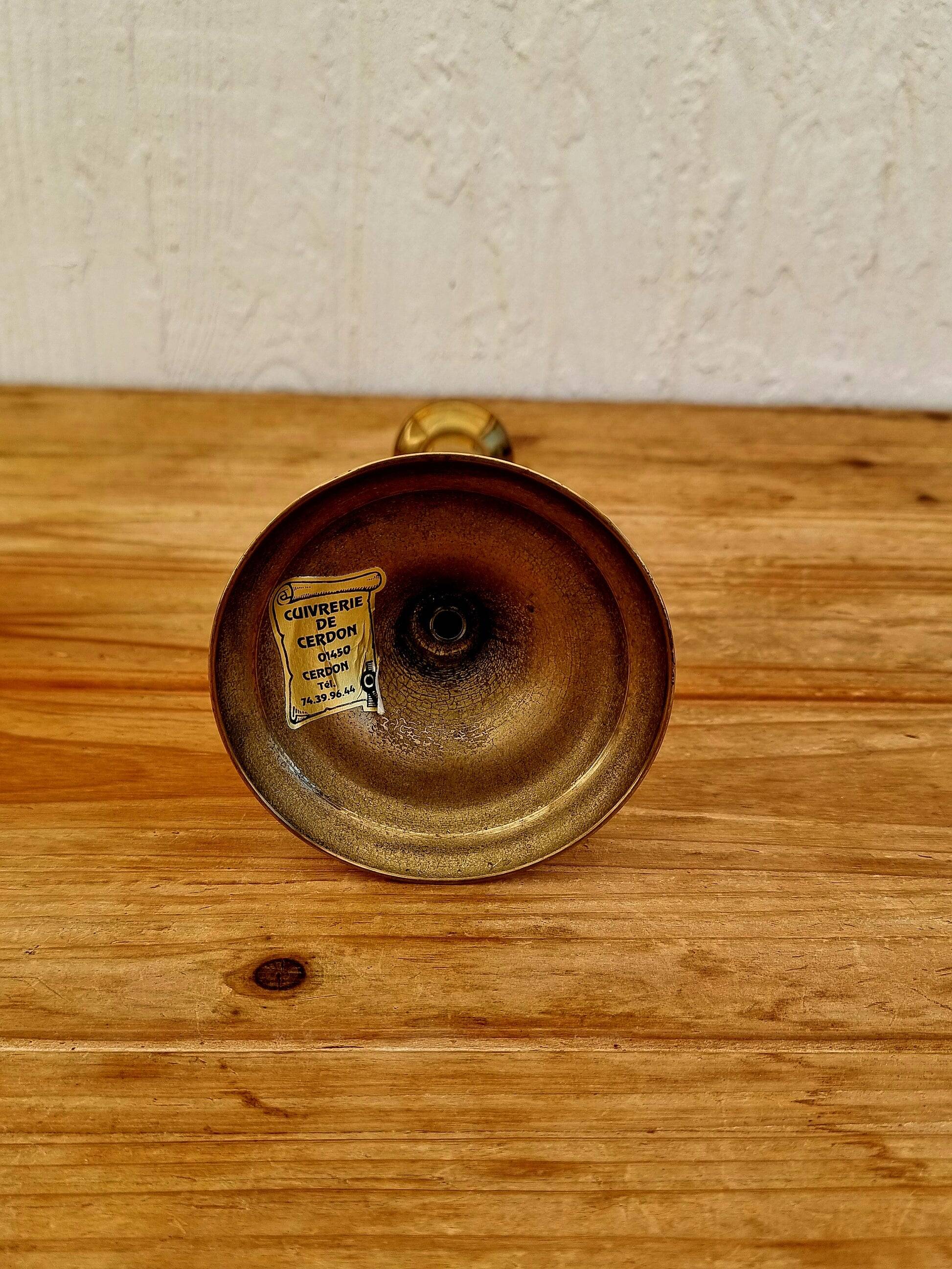 Vintage brass candlestick